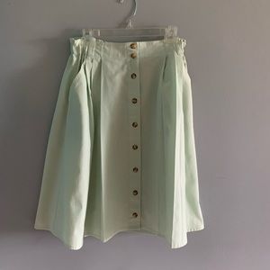 Mint green A line Skirt